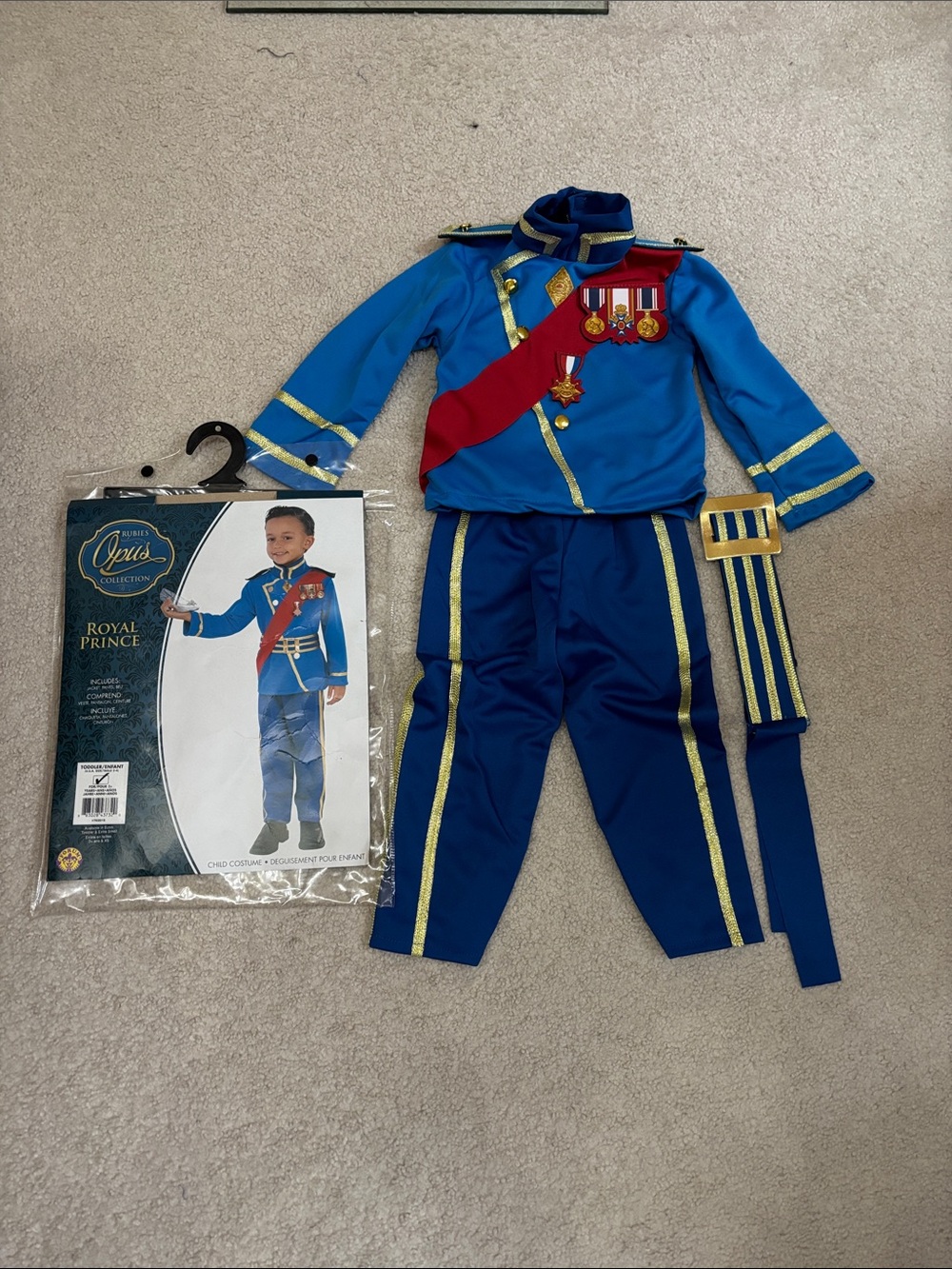 ROYAL PRINCE toddler costume